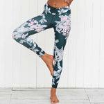 Women Legging Yoga Print Sports Gym Workout 3D Print  Fitness Lounge Athletic Yoga Pants #E0