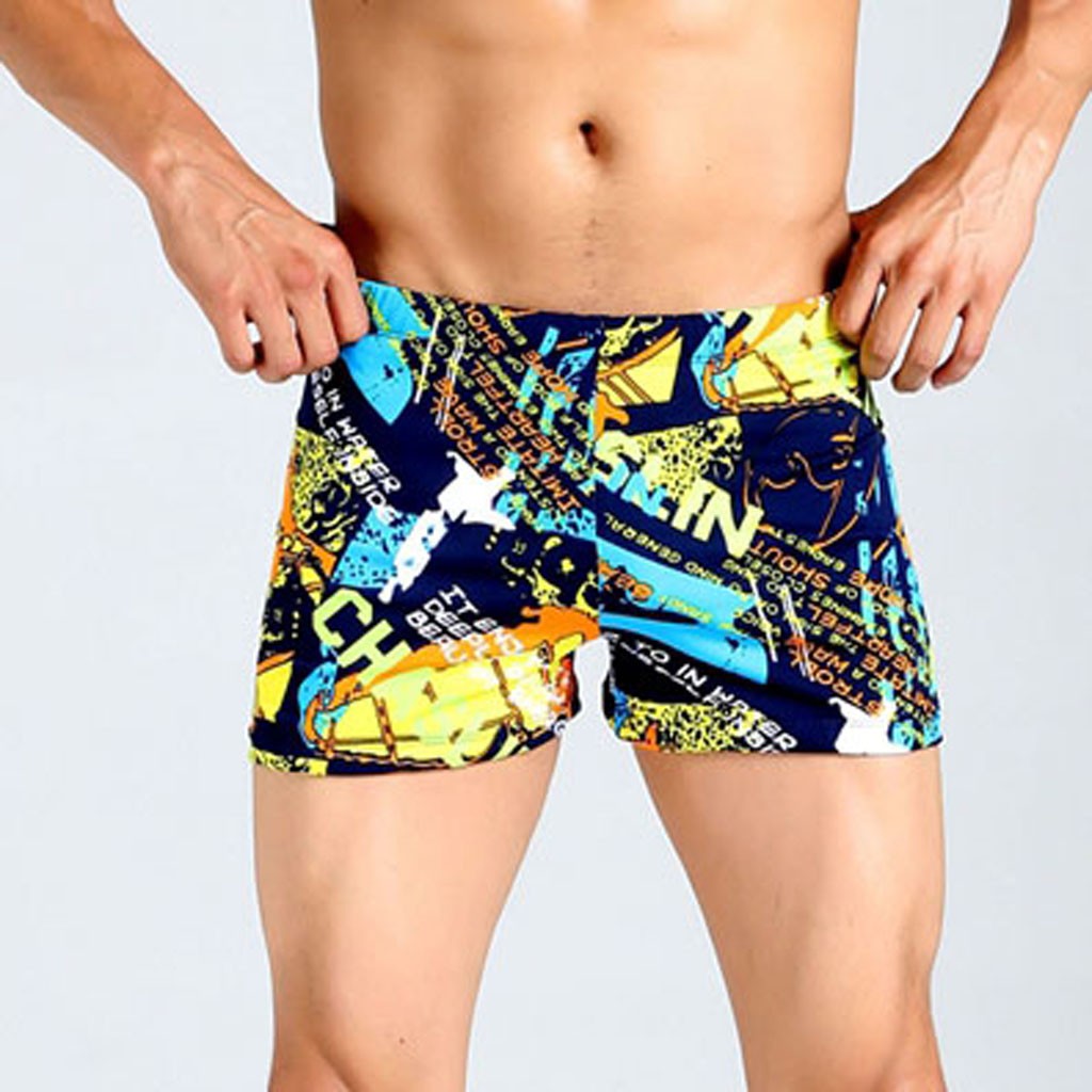 Men's Shorts Swim Trunks Quick Dry Beach SurfingPrintRunning Swimming Watershort