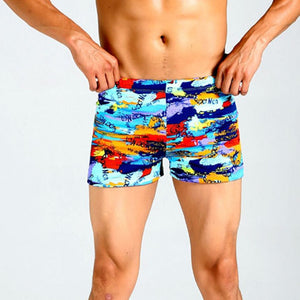 Men's Shorts Swim Trunks Quick Dry Beach SurfingPrintRunning Swimming Watershort